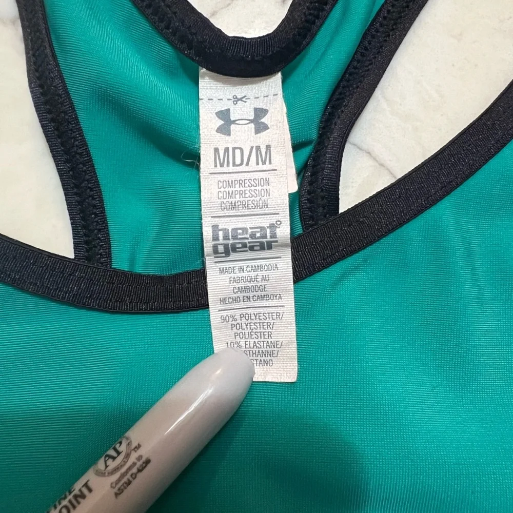 Under Armour Vibrant Pink and Teal Sports Bras Bundle Size M